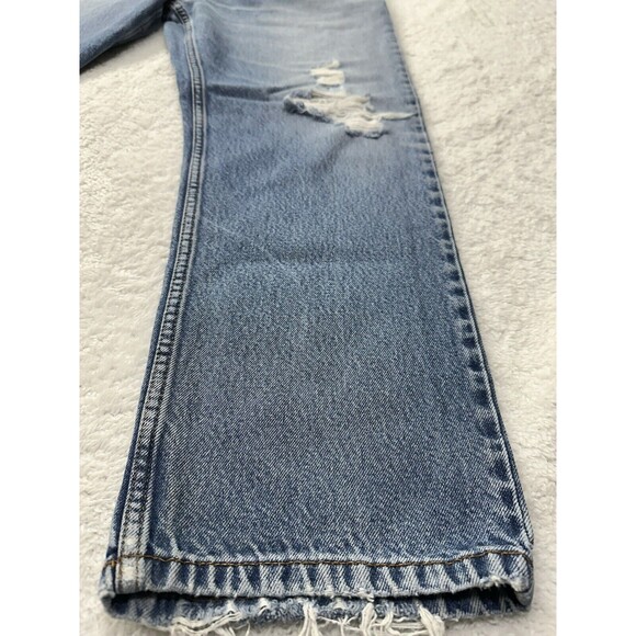 Levis 505 Jeans Men’s 38x30 90s Stonewash Straight Blue Red Tab Denim VTG Retro - Picture 13 of 16